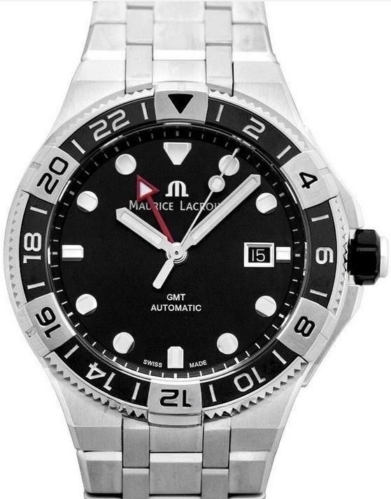 Maurice Lacroix Herrklocka AI6158-SS002-330-1 Aikon Svart/Stål Ø43 - Maurice Lacroix