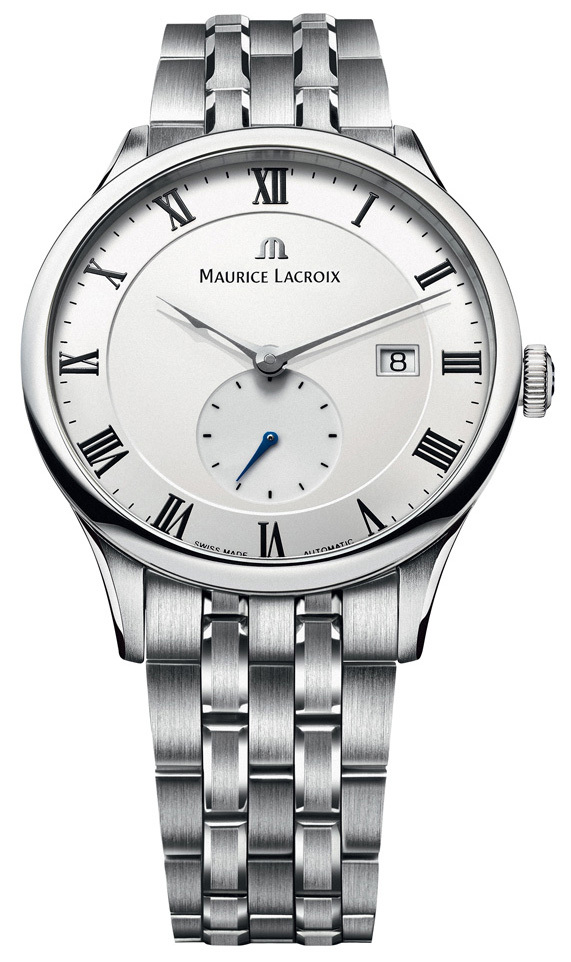 Maurice Lacroix Herrklocka MP6907-SS002-112-1 Masterpiece Vit/Stål - Maurice Lacroix