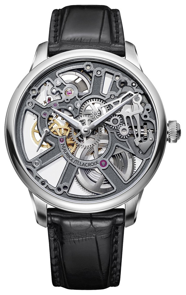 Maurice Lacroix Herrklocka MP7228-SS001-003-1 Masterpiece Squelette - Maurice Lacroix