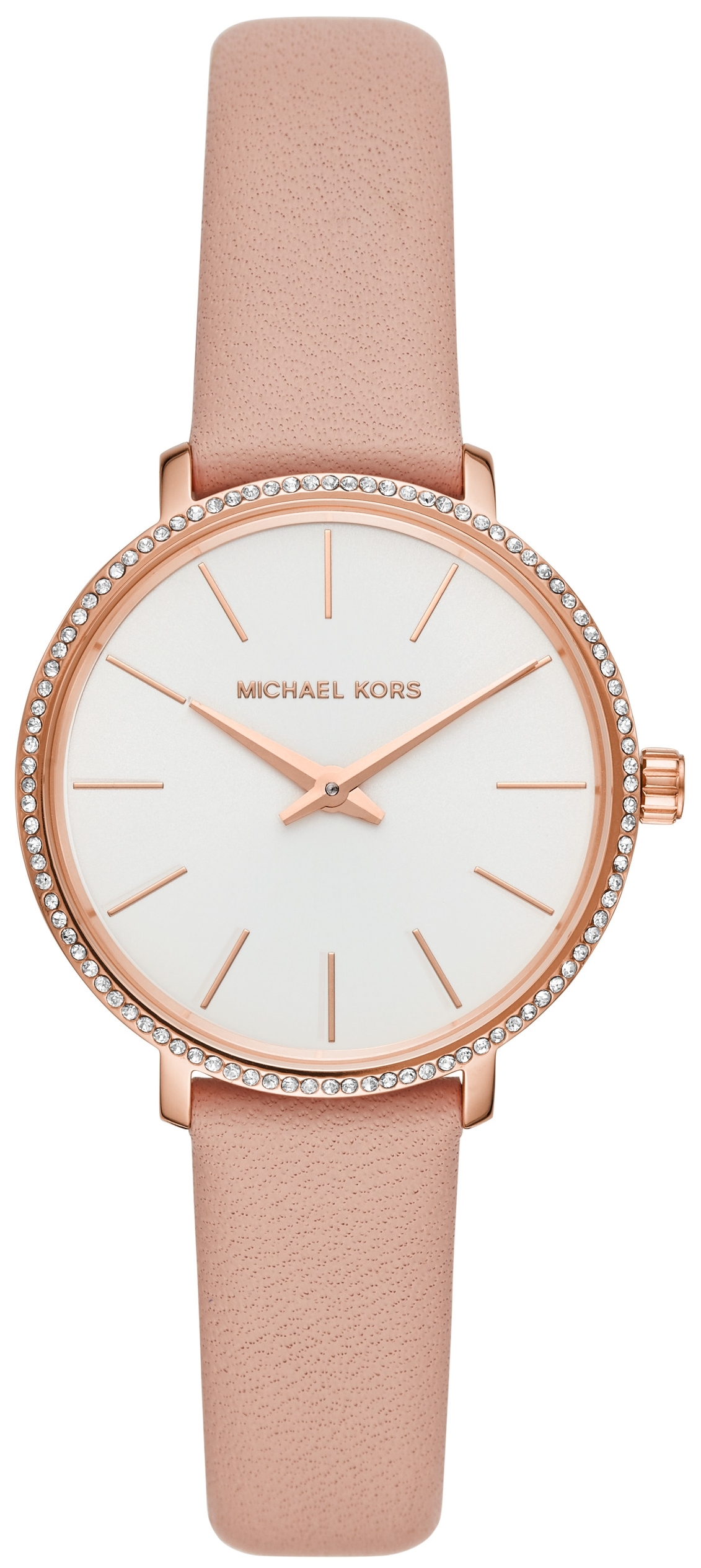 Michael Kors Damklocka MK2803 Pyper Vit/Läder Ø32 mm - Michael Kors