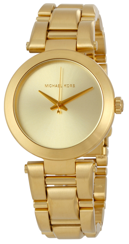 Michael Kors Damklocka MK3517 Champagnefärgad/Gulguldtonat stål Ø36 mm - Michael Kors