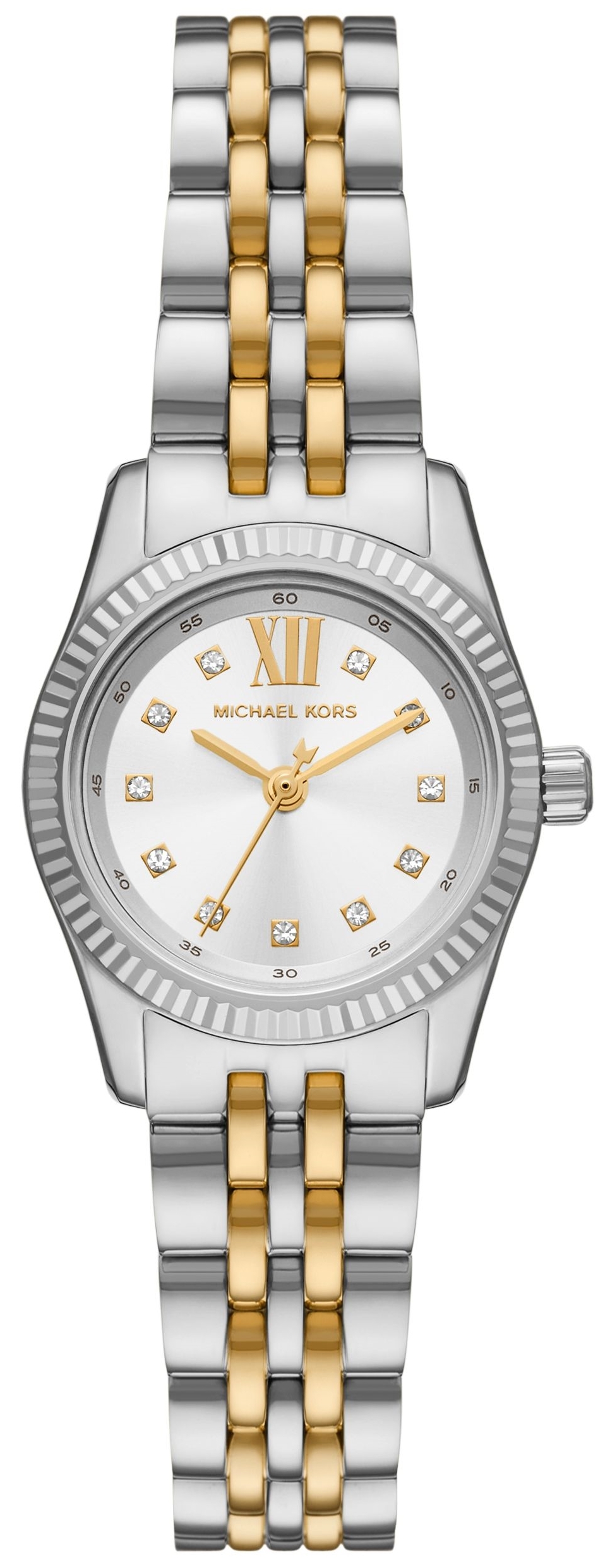 Michael Kors Damklocka MK4740 Lexington Silverfärgad/Guldtonat stål - Michael Kors