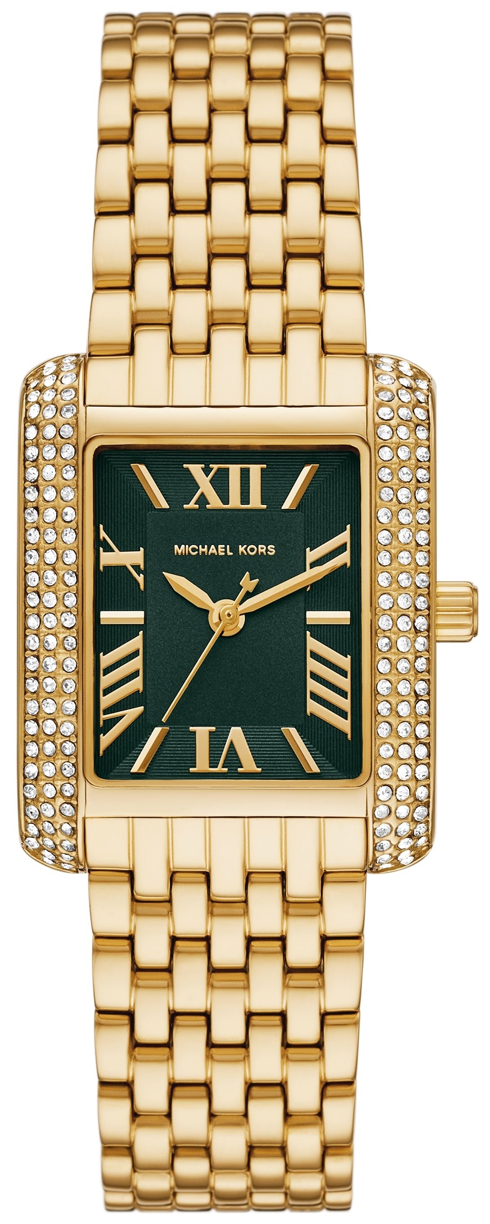 Michael Kors Damklocka MK4742 Emery Grön/Guldtonat stål Ø33 mm - Michael Kors