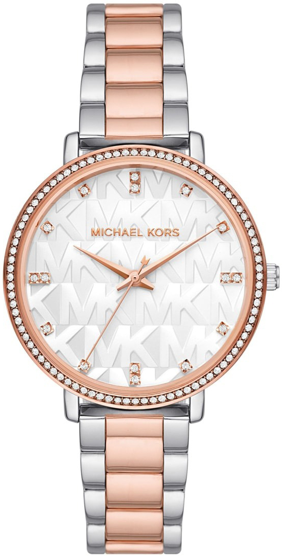 Michael Kors Damklocka MK4920 Pyper Vit/Roséguldstonat stål Ø38 mm - Michael Kors
