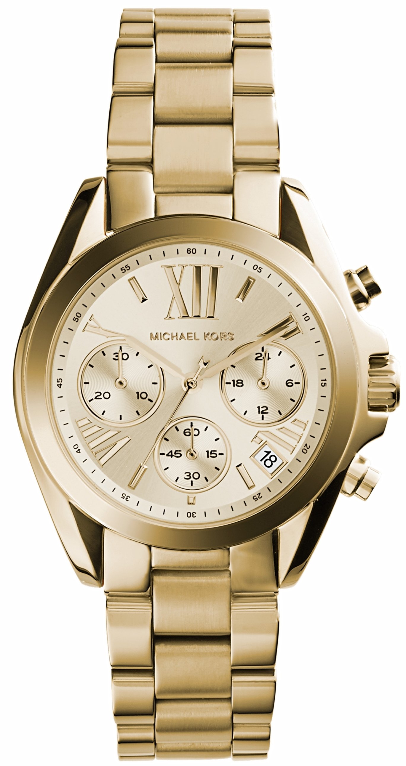 Michael Kors Damklocka MK5798 Bradshaw Guldtonad/Gulguldtonat stål - Michael Kors