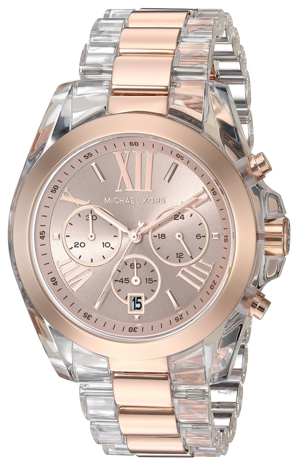 Michael Kors Damklocka MK6358 Roséguldstonad/Roséguldstonat stål Ø43 mm - Michael Kors