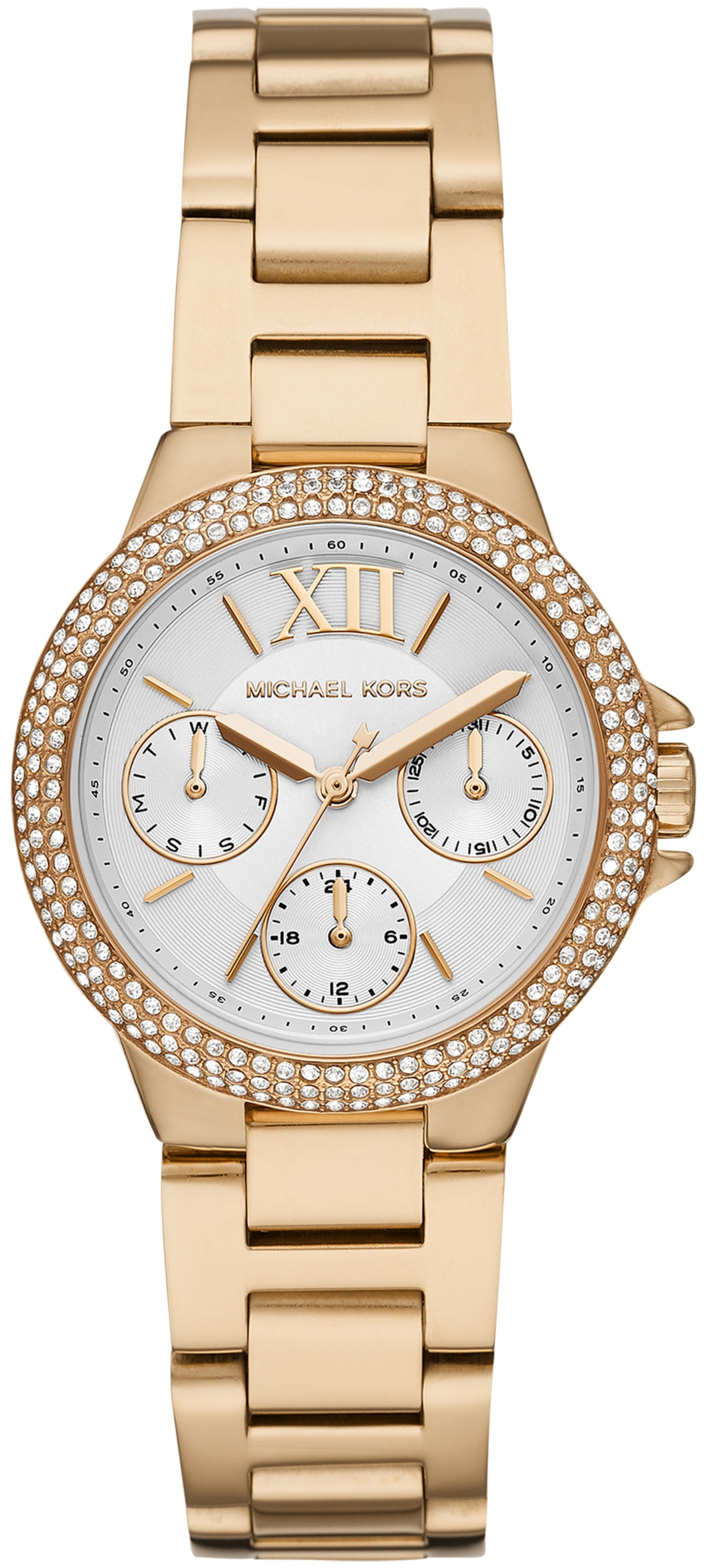 Michael Kors Damklocka MK6844 Camille Vit/Guldtonat stål Ø33 mm - Michael Kors