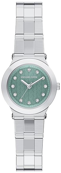 Michael Kors Damklocka MK7569 Billie Gr&ouml;n/St&aring;l &Oslash;26 mm