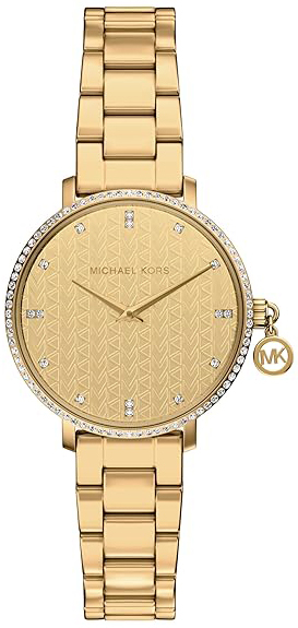 Michael Kors Damklocka MK7572 Pyper Guld/Gulguldtonat st&aring;l &Oslash;32 mm