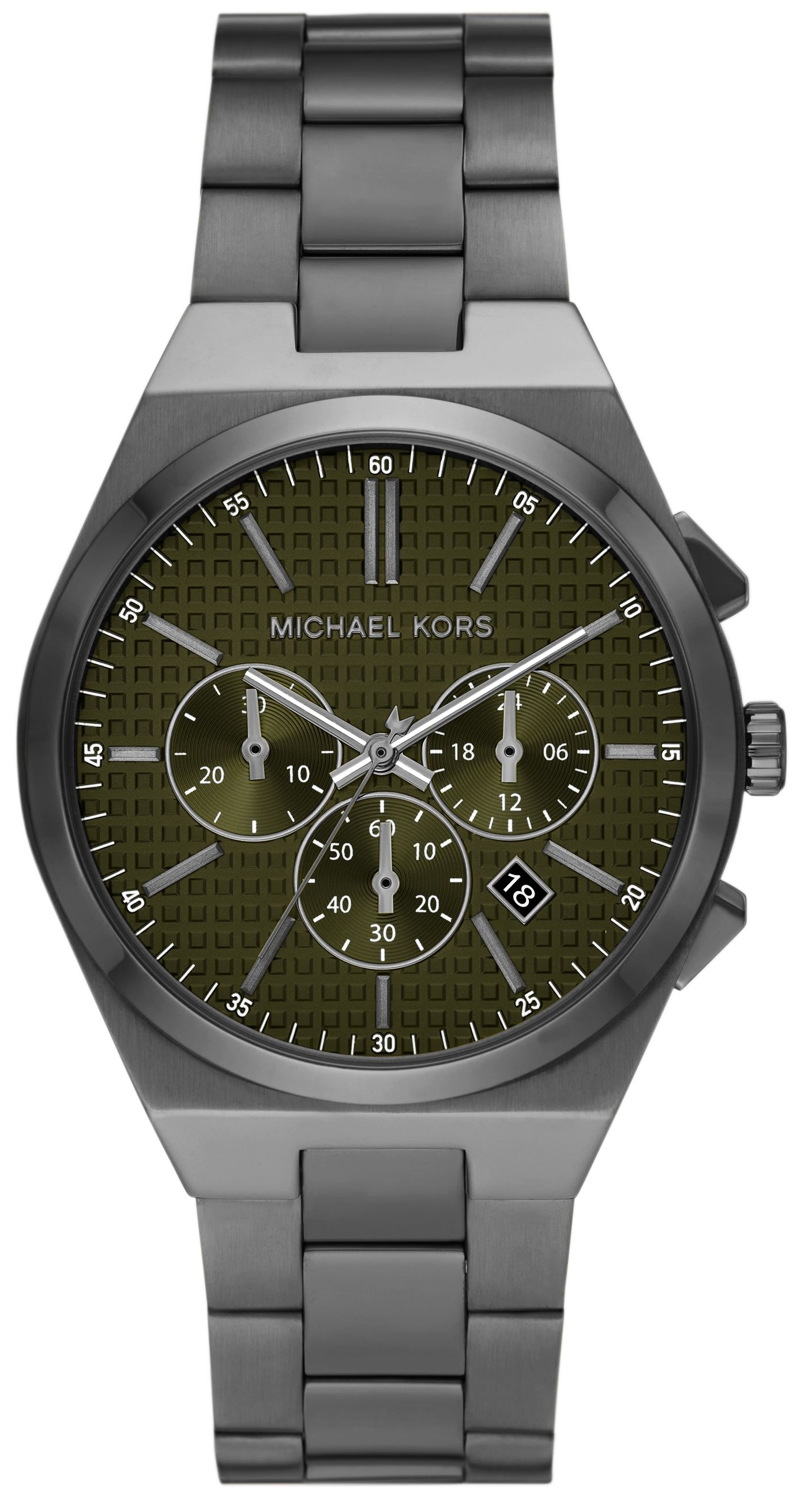 Michael Kors Herrklocka MK9118 Lennox Grön/Stål Ø41 mm - Michael Kors