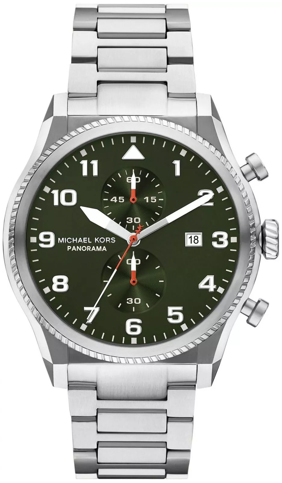 Michael Kors Herrklocka MK9196 Panorama Svart/Stål Ø44 mm - Michael Kors