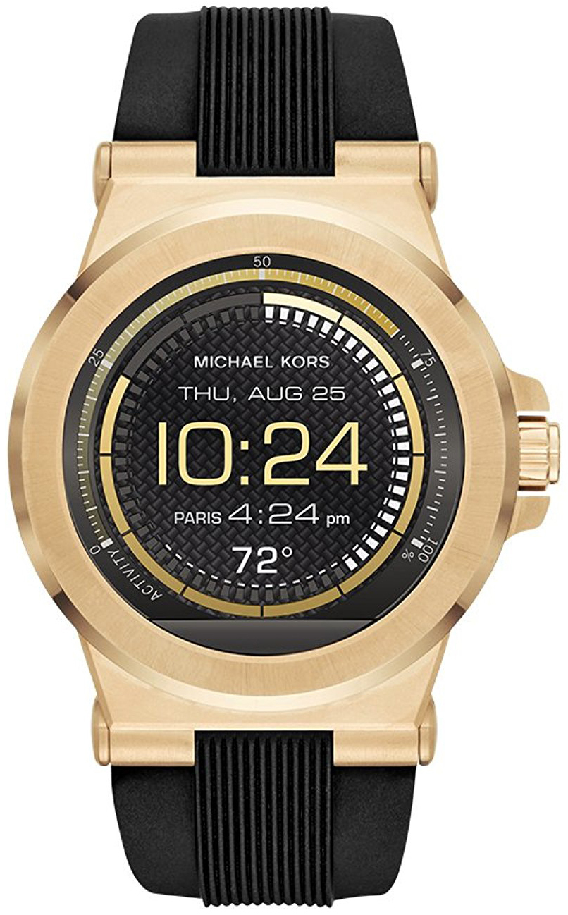 Michael Kors Smartwatch Herrklocka MKT5009 LCD/Gummi Ø46 mm