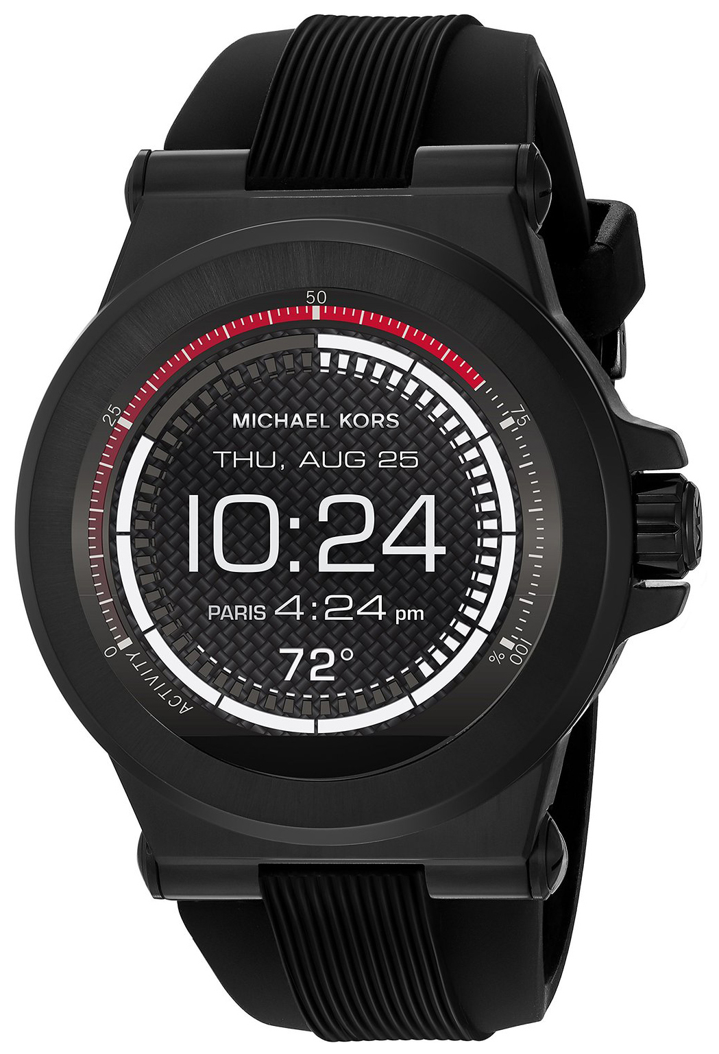Michael Kors Smartwatch Herrklocka MKT5011 LCD/Gummi Ø46 mm - Michael Kors