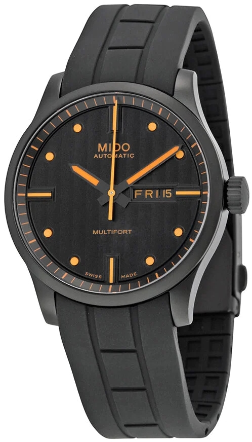 Mido Herrklocka M005.430.37.051.80 Multifort Svart/Gummi Ø42 mm - Mido