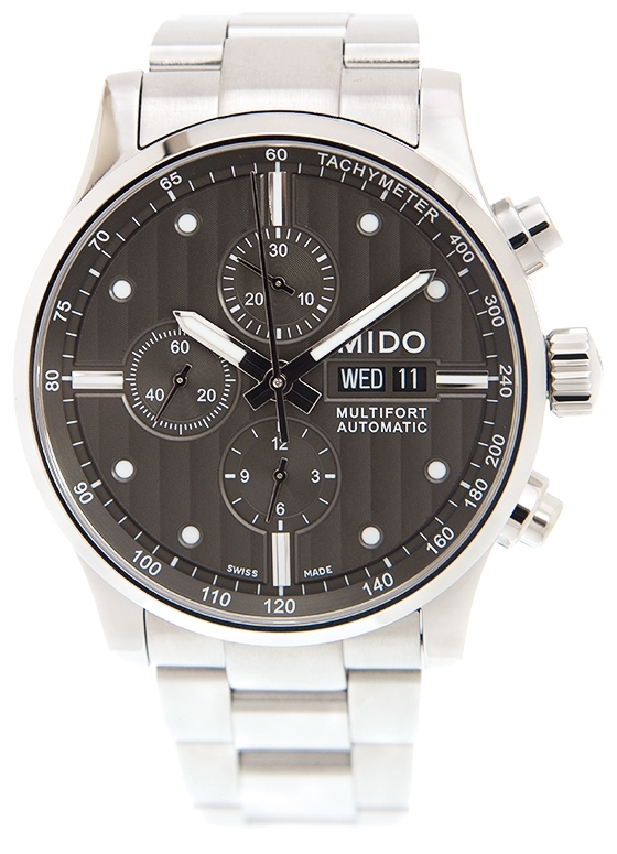 Mido Herrklocka M005.614.11.061.00 Multifort Grå/Stål Ø44 mm - Mido