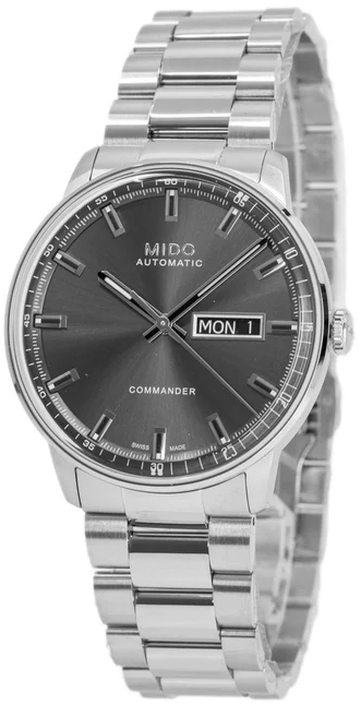 Mido Herrklocka M021.430.11.061.00 Commander Gr&aring;/St&aring;l &Oslash;40 mm