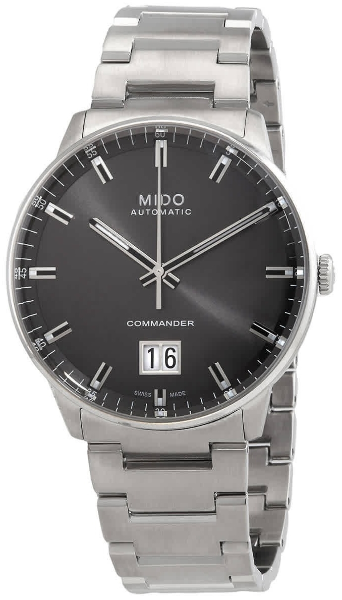 Mido Herrklocka M021.626.11.061.00 Commander Grå/Stål Ø42 mm - Mido