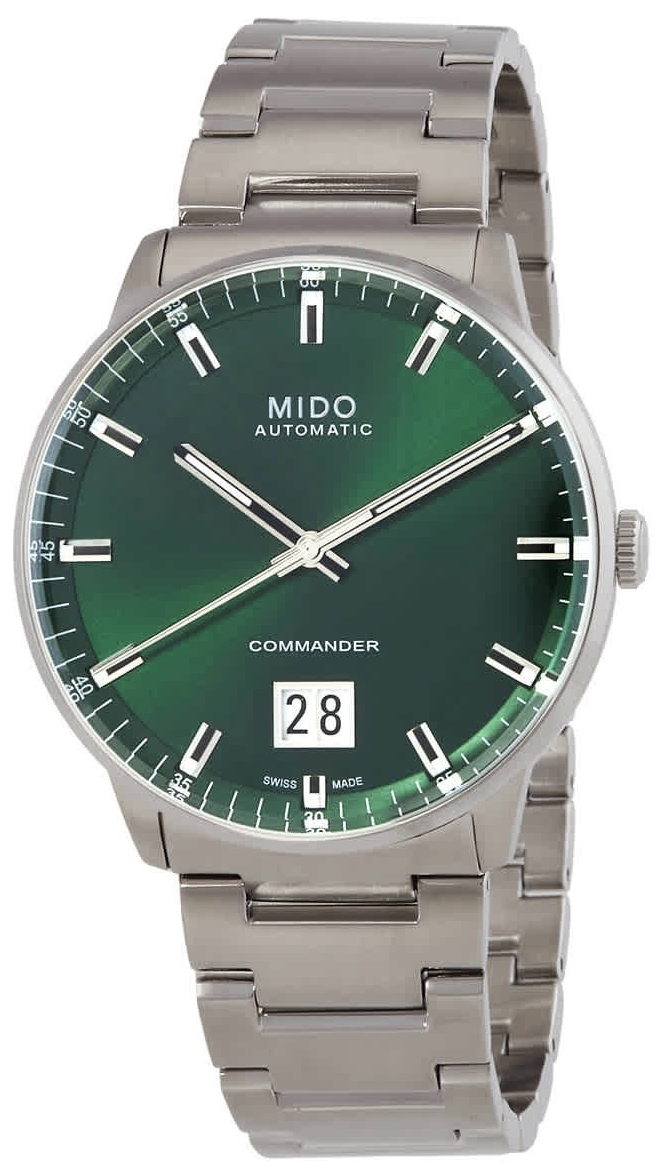 Mido Herrklocka M021.626.11.091.00 Commander Grön/Stål Ø42 mm - Mido