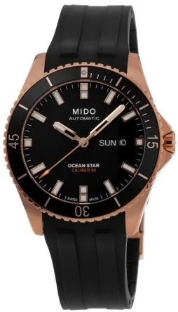 Mido Herrklocka M026.430.37.051.00 Ocean Star Svart/Gummi Ø42.5 mm - Mido