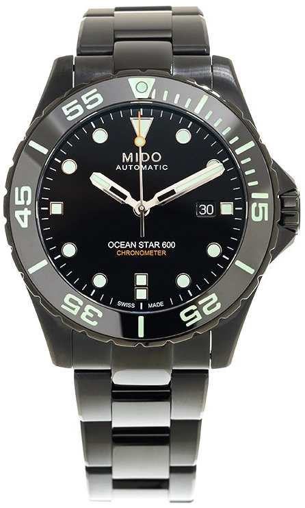 Mido Herrklocka M026.608.33.051.00 Ocean Star Svart/Stål Ø43.5 mm - Mido