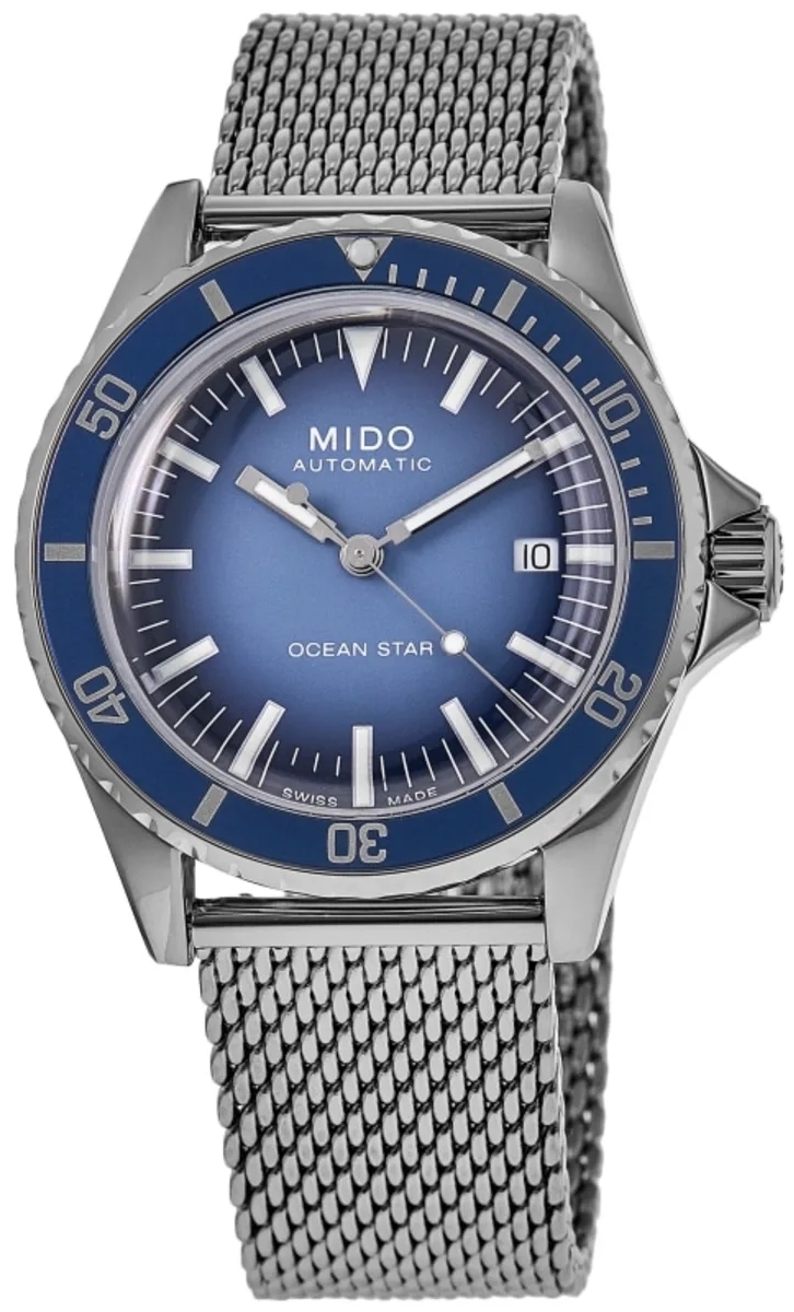 Mido Herrklocka M026.807.11.041.01 Ocean Star Blå/Stål Ø40.5 mm - Mido