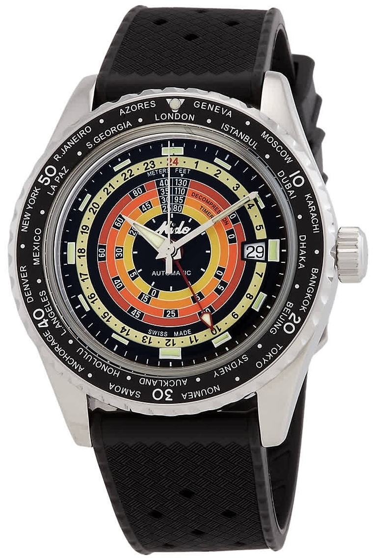 Mido Herrklocka M026.829.17.051.00 Ocean Star Flerfärgad/Gummi - Mido