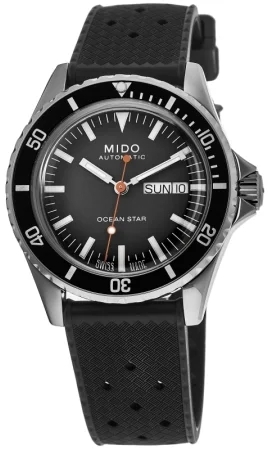 Mido Herrklocka M026.830.17.081.00 Ocean Star Grå/Gummi Ø40.5 mm - Mido