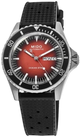 Mido Herrklocka M026.830.17.421.00 Ocean Star Röd/Gummi Ø40.5 mm - Mido