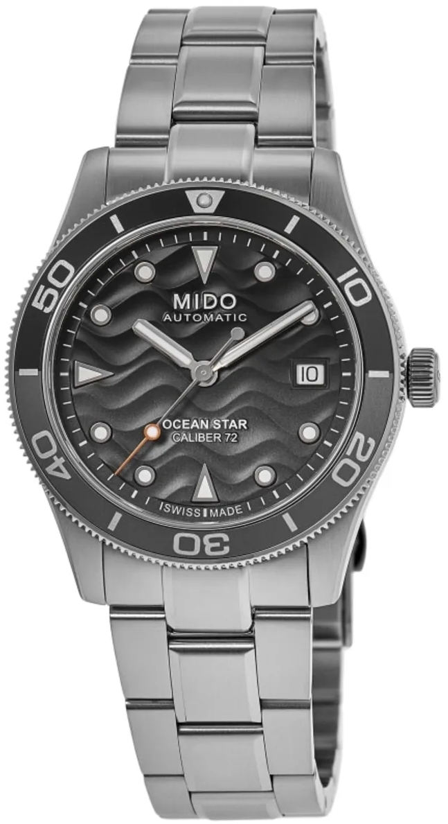 Mido Herrklocka M026.907.11.061.00 Ocean Star Grå/Stål Ø39 mm - Mido