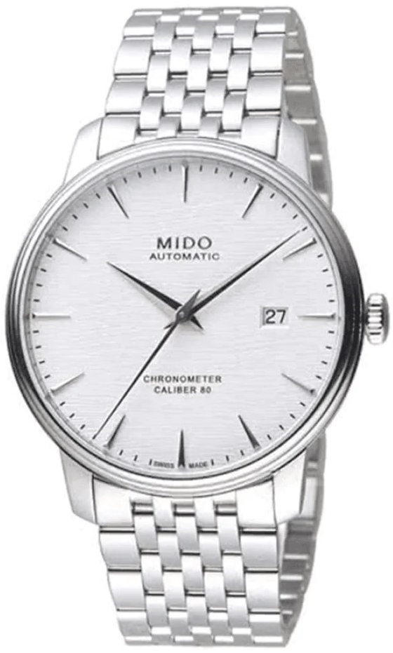 Mido Herrklocka M027.408.11.031.00 Baroncelli Silverfärgad/Stål - Mido