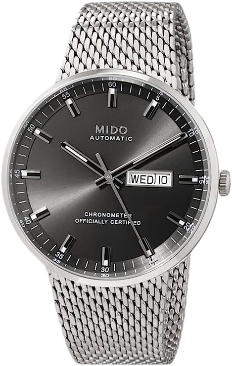 Mido Herrklocka M031.631.11.061.00 Commander Grå/Stål Ø42 mm - Mido