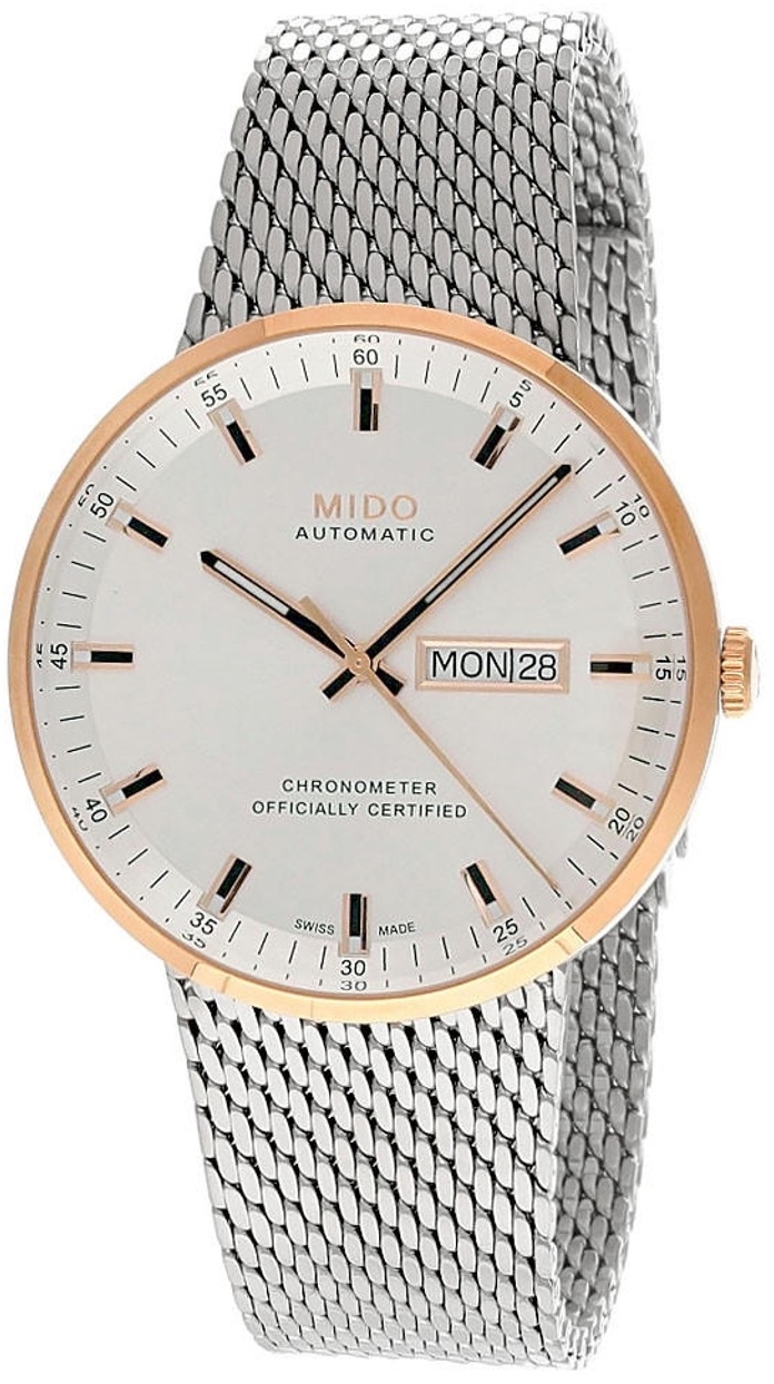 Mido Herrklocka M031.631.21.031.00 Commander Silverfärgad/Stål Ø42 - Mido