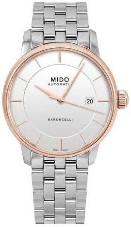 Mido Herrklocka M037.407.21.031.00 Baroncelli Silverfärgad/Stål - Mido