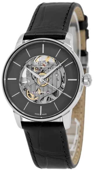 Mido Herrklocka M037.436.16.061.00 Baroncelli Grå/Läder Ø39 mm - Mido