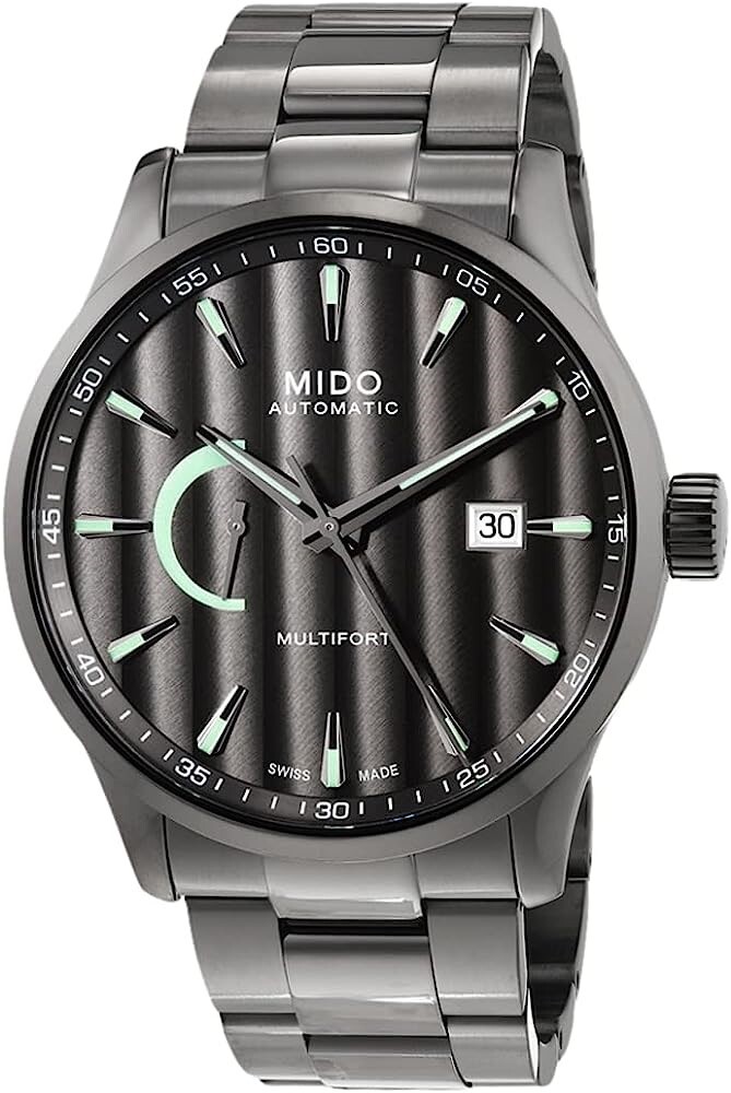 Mido Herrklocka M038.424.33.061.00 Multifort Grå/Stål Ø42 mm - Mido