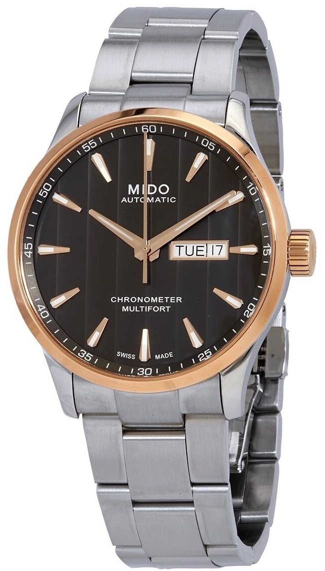 Mido Herrklocka M038.431.21.061.00 Multifort Grå/Stål Ø42 mm - Mido