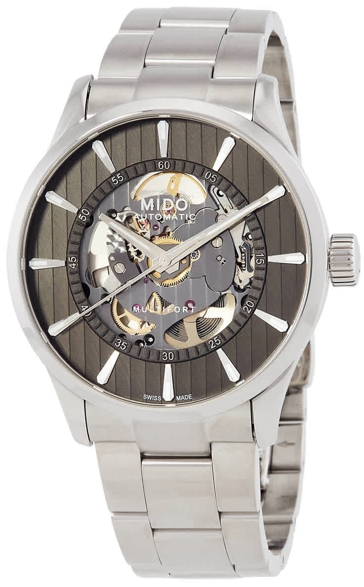 Mido Herrklocka M038.436.11.061.00 Multifort Grå/Stål Ø42 mm - Mido