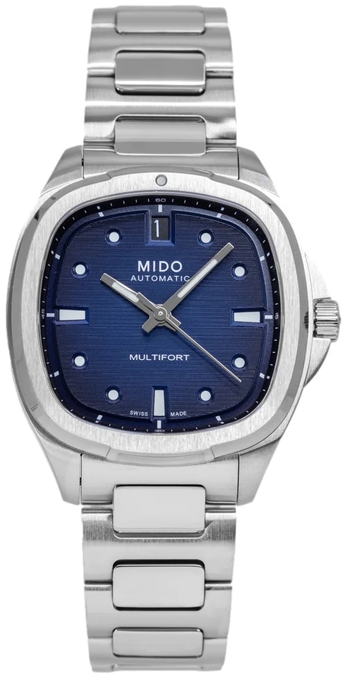 Mido Damklocka M049.307.11.041.00 Multifort Blå/Stål - Mido