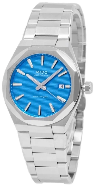 Mido Herrklocka M055.507.11.041.00 Multifort Bl&aring;/St&aring;l &Oslash;40 mm