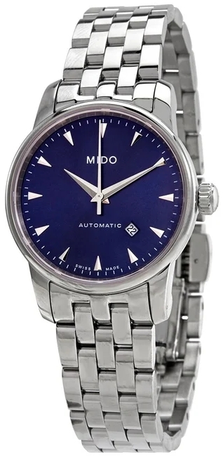 Mido Damklocka M76.0.041.51 Baroncelli Bl&aring;/St&aring;l &Oslash;29 mm