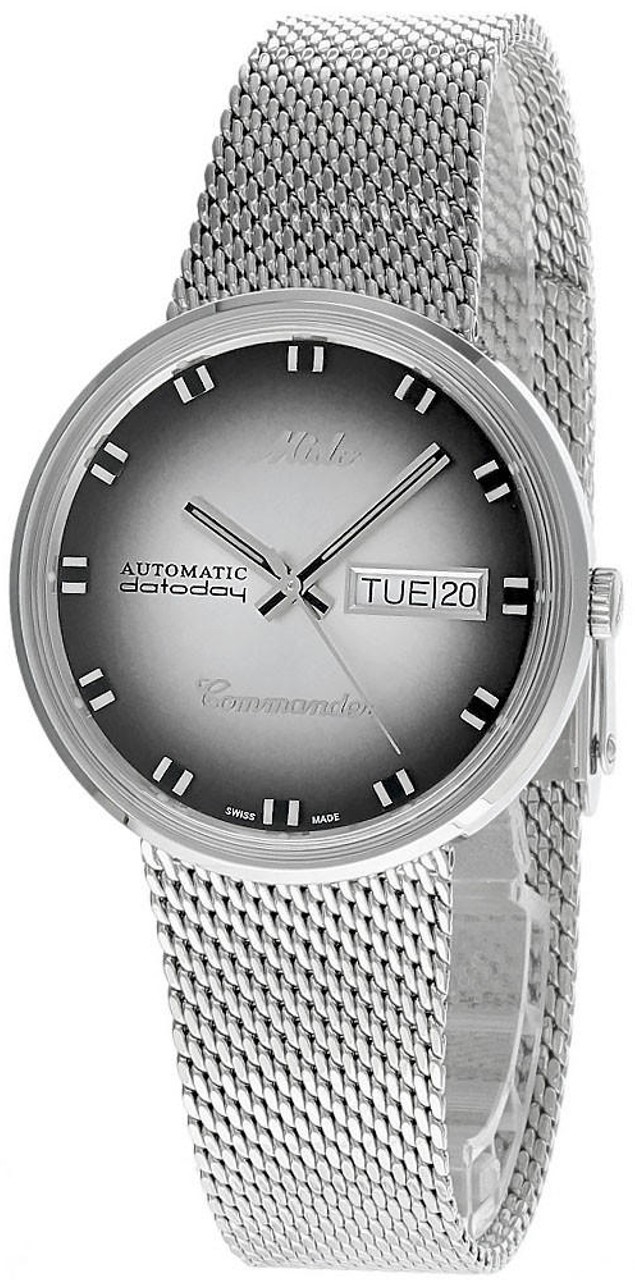 Mido Herrklocka M8429.4.27.11 Commander Grå/Stål Ø37 mm - Mido