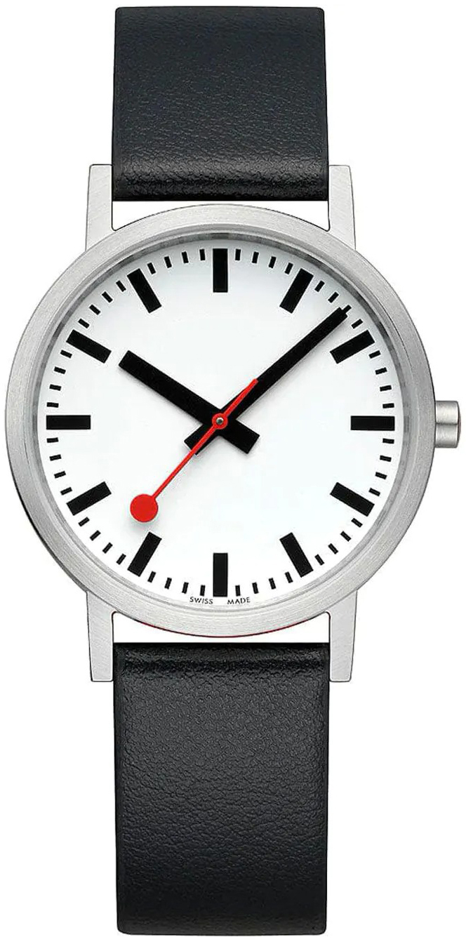 Mondaine Damklocka A660.30314.16OMV Classic Vit/L&auml;der &Oslash;36 mm