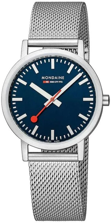 Mondaine Damklocka A660.30314.40SBJ Classic Blå/Stål Ø36 mm - Mondaine
