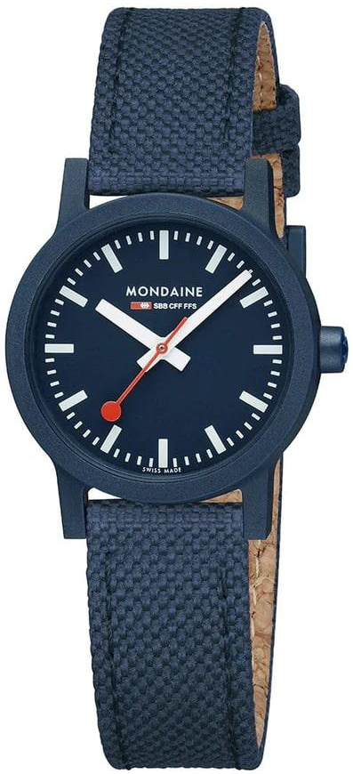 Mondaine Damklocka MS1.32140.LD Essence Blå/Läder Ø32 mm - Mondaine