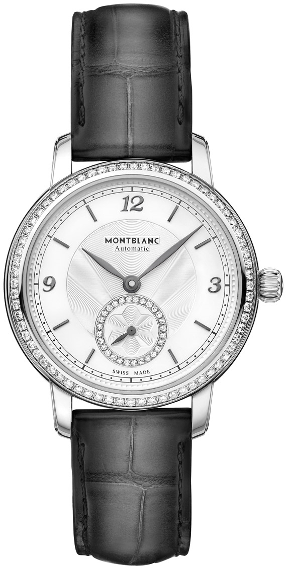 Montblanc Damklocka 118534 Star Vit/Läder Ø32 mm - Montblanc