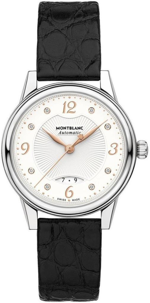 Montblanc Damklocka 119918 Boheme Vit/Läder Ø30 mm - Montblanc