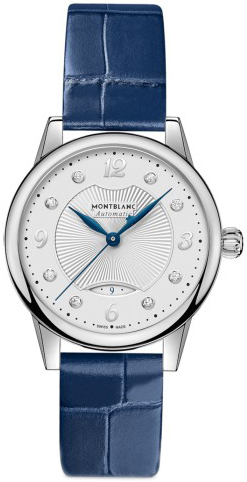 Montblanc Damklocka 127365 Boheme Silverfärgad/Läder Ø30 mm - Montblanc