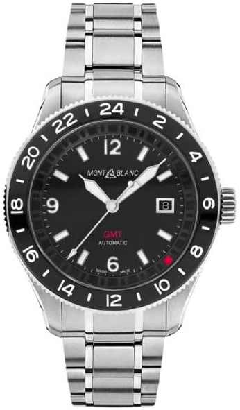 Montblanc 1858 Herrklocka 129615 Svart/Stål Ø42 mm - Montblanc