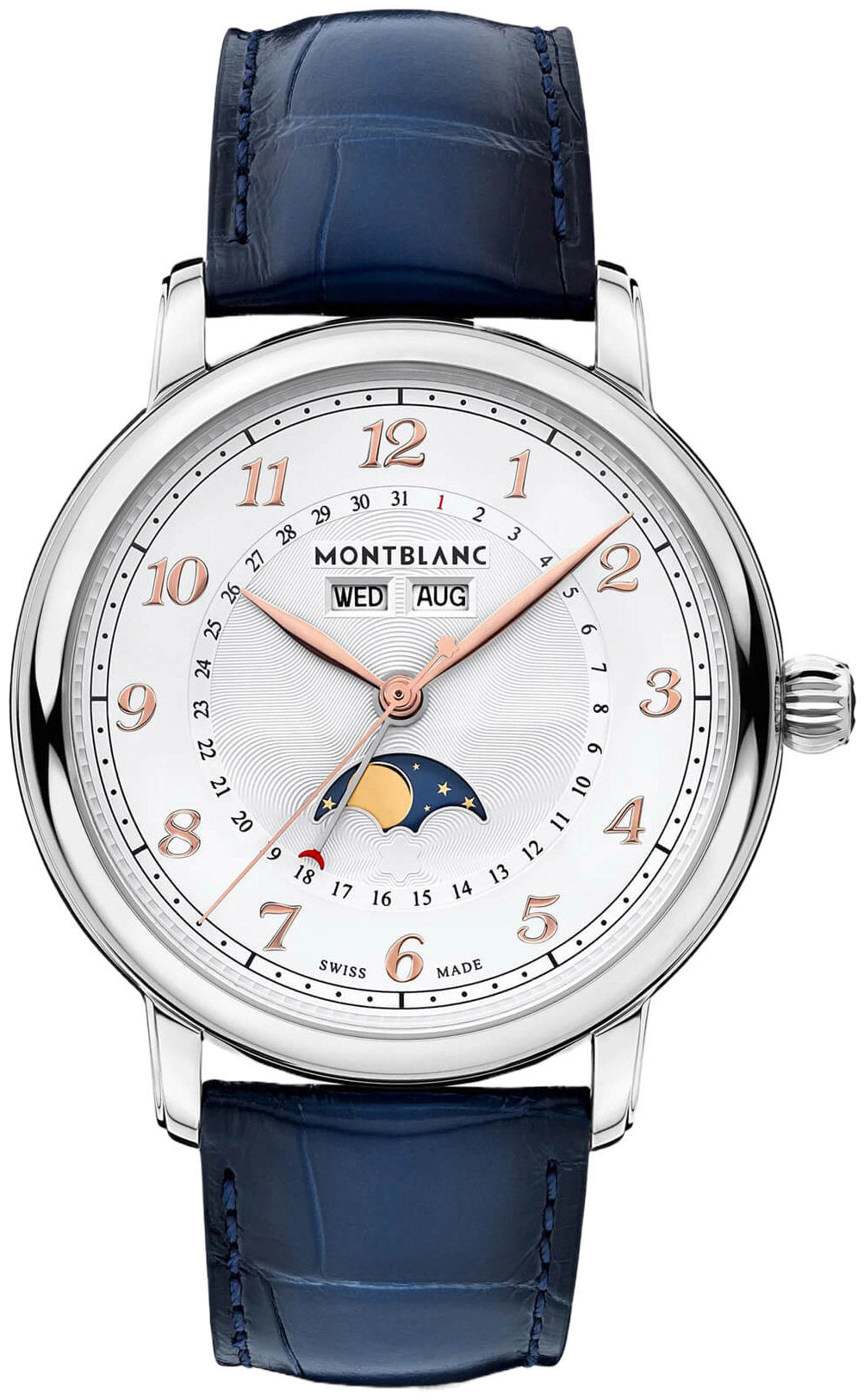 Montblanc Herrklocka 129715 Star Legacy Vit/Läder Ø42 mm - Montblanc