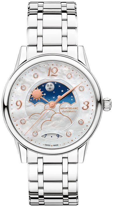 Montblanc Damklocka 129760 Boheme Vit/Stål Ø34 mm - Montblanc